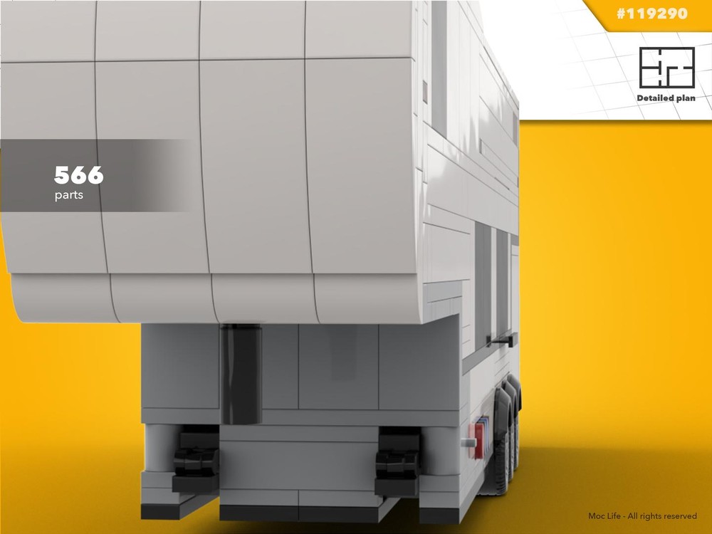 Lego Fifth wheel camper with ATV