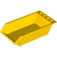 Tipper Bed 4 x 6, Solid Studs / Yellow