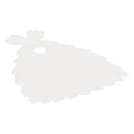Neckwear Cape, Jagged (Fur) with Collar / White