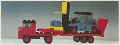 Lego Low-Loader with Fork Lift Truck