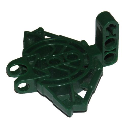 Lego Large Figure Skeletal, Torso, Upper, with Ball Socket (Vahki) / Dark Green