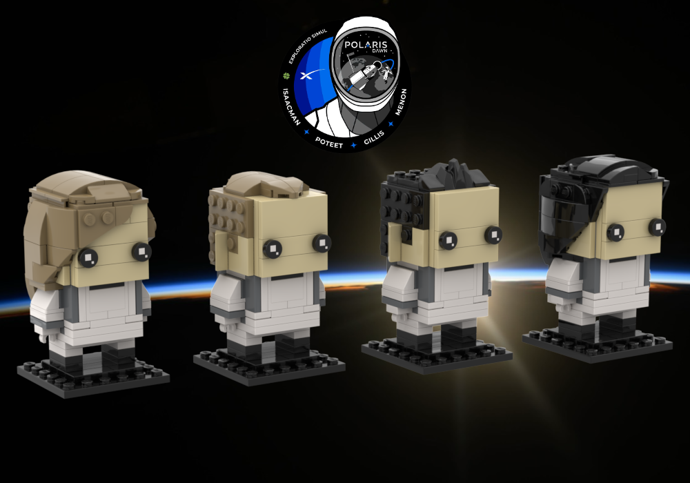 Lego Polaris Dawn Crew (Spacesuits) Bundle