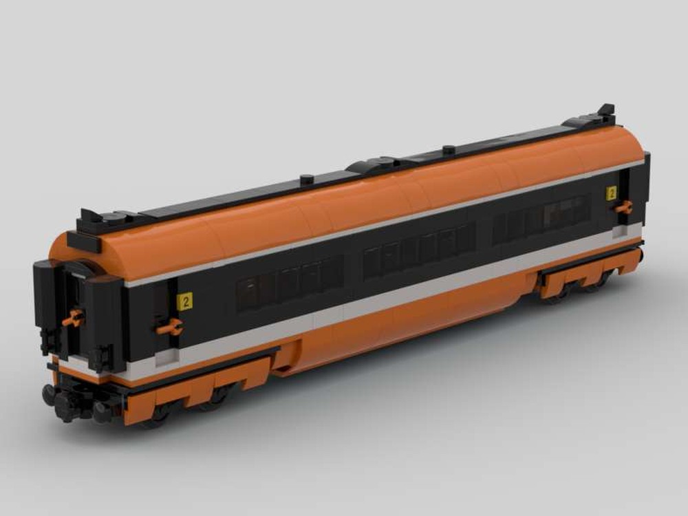 Lego TGV Sud-Est 2nd Class Coach Horizon Express 10233 MOC
