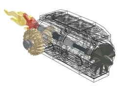 Turbo Engine with Gear Mk2