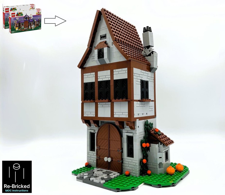 Lego Medieval Alchemist's Store Modular Alternate build of 2x71436