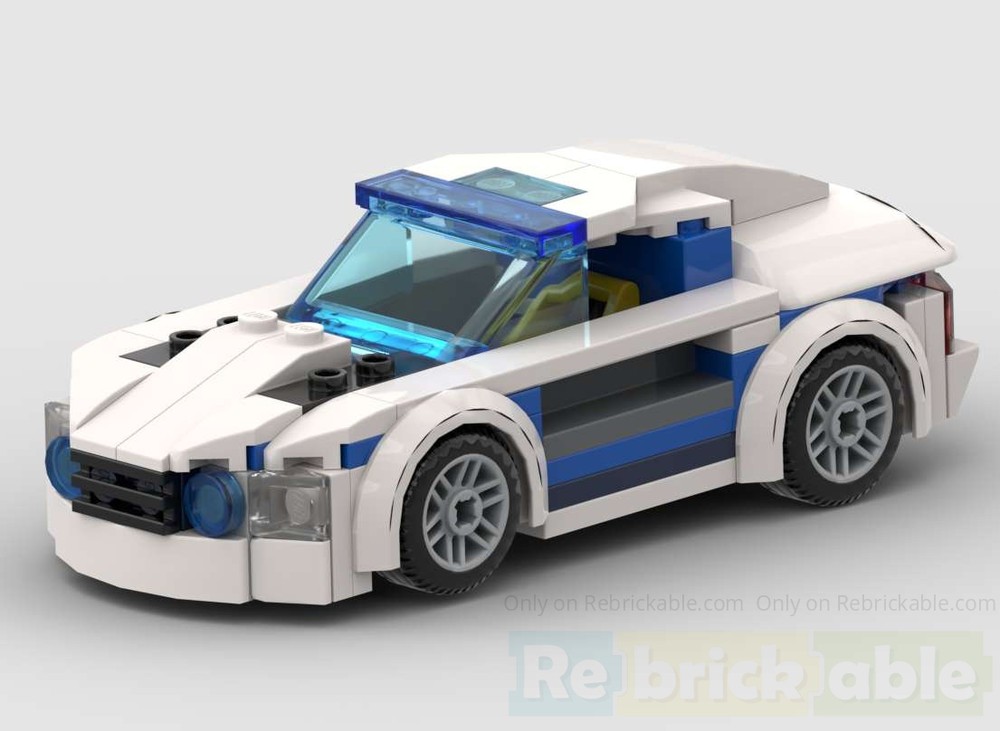 Lego Police Car modified MOC 60239