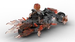 More Flames Hellcycle (Ghost Rider's Motorcycle)
