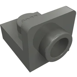 Bracket 1 x 1 - 1 x 1 Inverted / Dark Bluish Gray