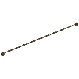 String with End Studs and Minifig Grips 21L / Brown