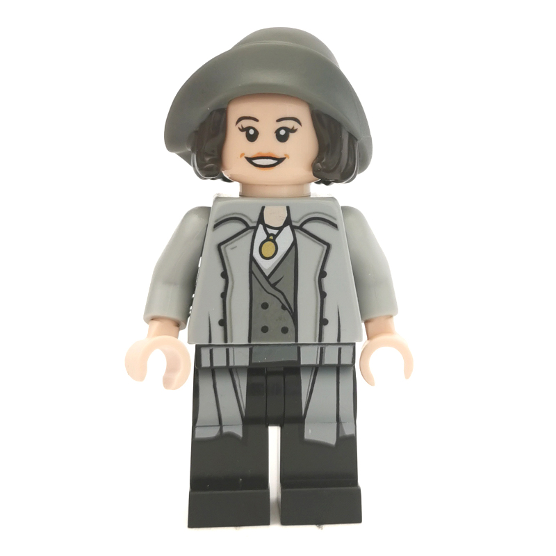 Lego Tina Goldstein, Long Light Bluish Gray Coat (Dimensions)