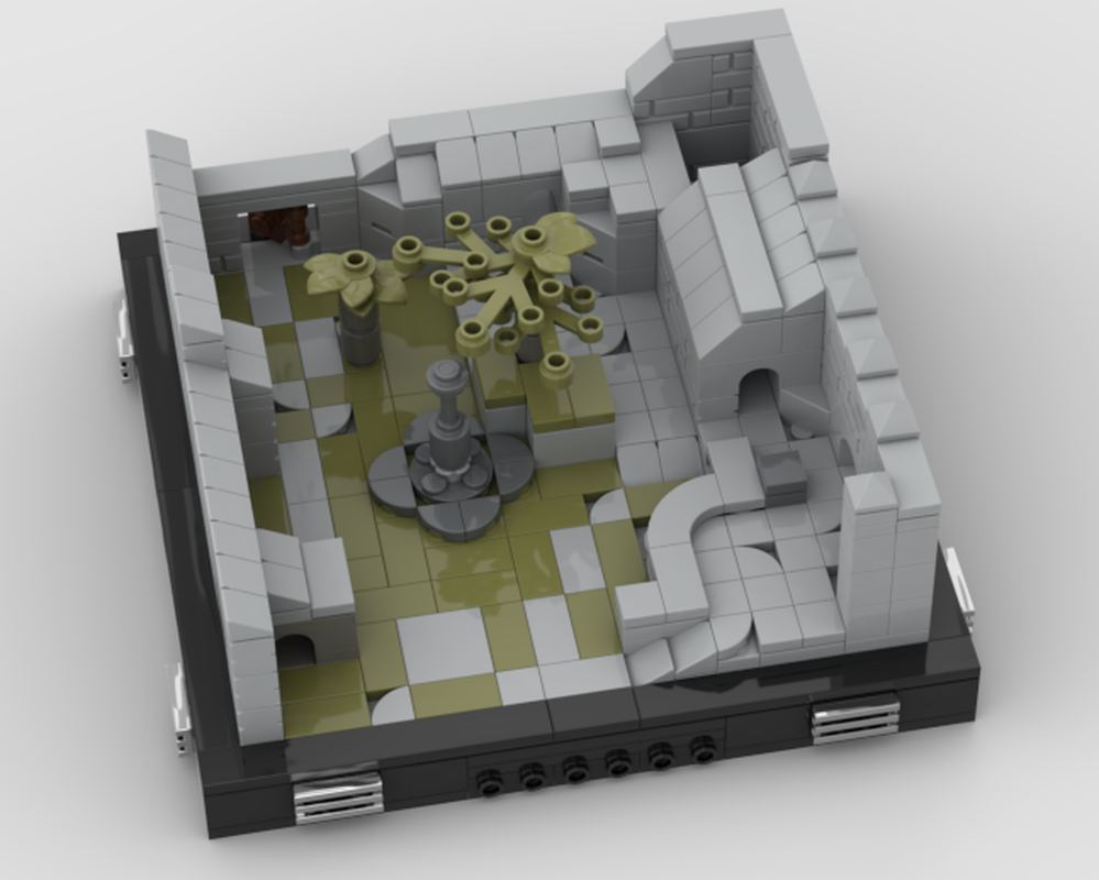 Lego CS:GO Cobblestone Minimap B Site