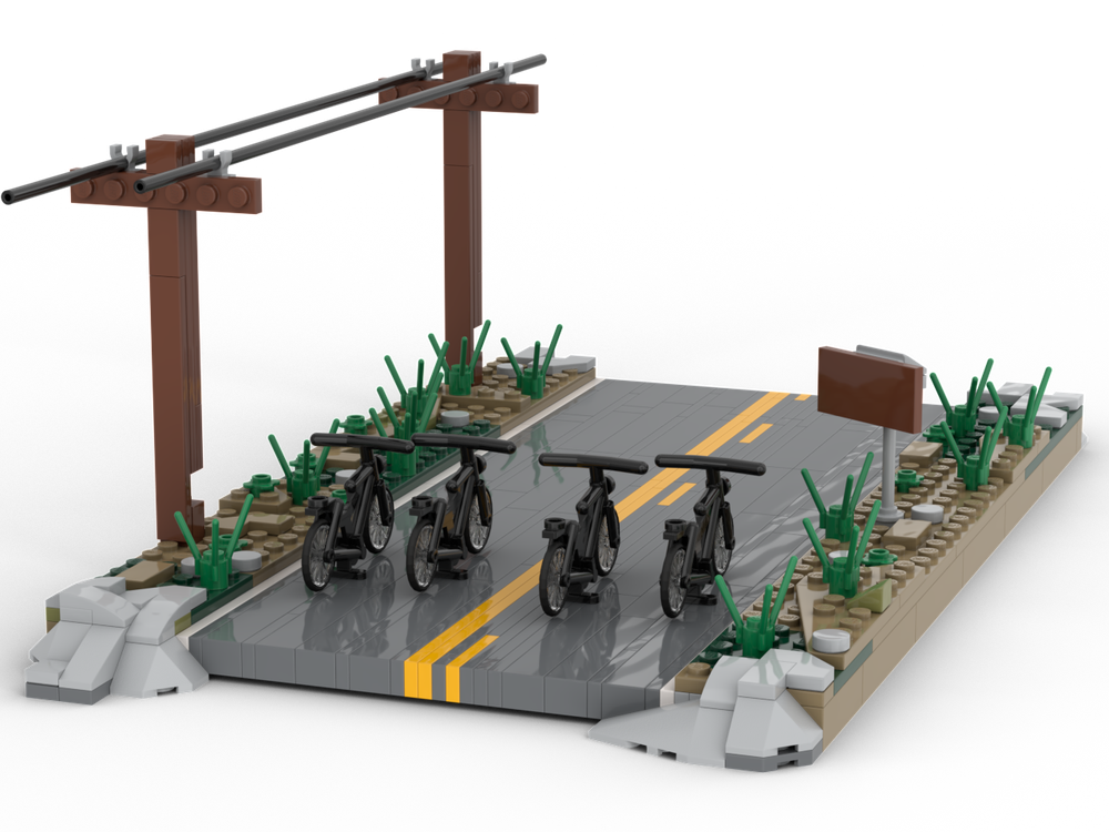 Lego Kids on the bike