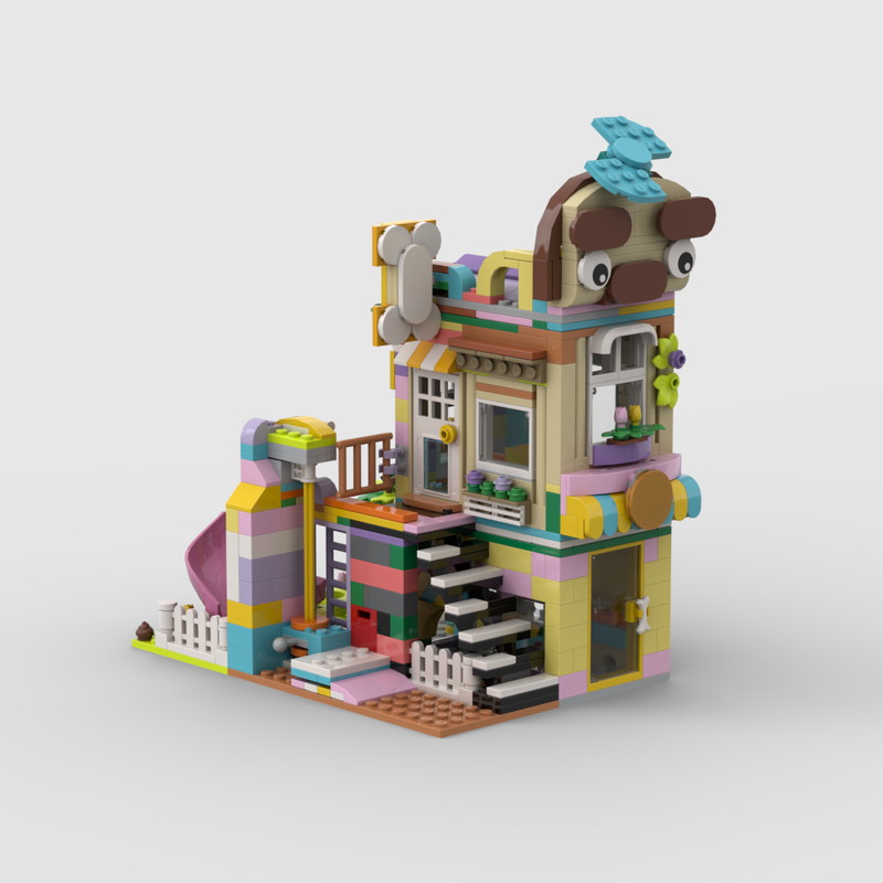 Lego Colorfull pet accessories shop and playground
