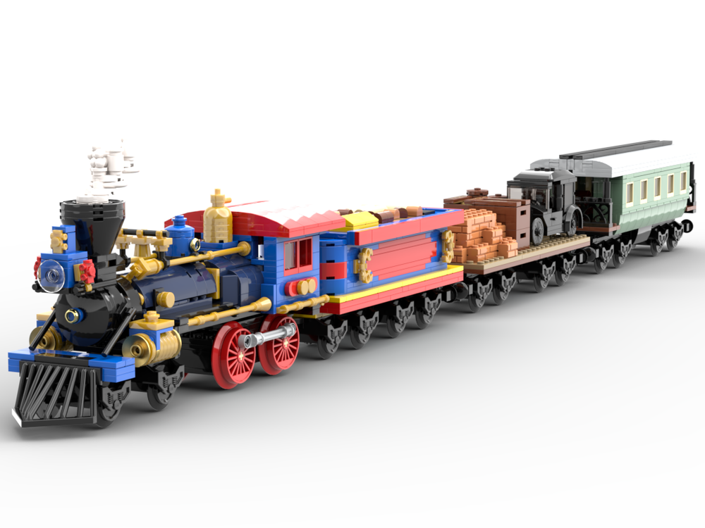 Lego Steam Locomotive "Jupiter" 1868