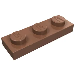 Plate 1 x 3 / Light Brown