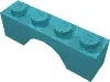 Brick Arch 1 x 4 / Medium Azure