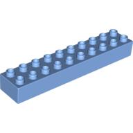 Lego Duplo Brick 2 x 10 / Medium Blue
