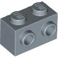 Brick Special 1 x 2 with Studs on 2 Sides / Sand Blue