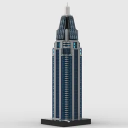 RSA Battle House Tower at 1/650th Scale