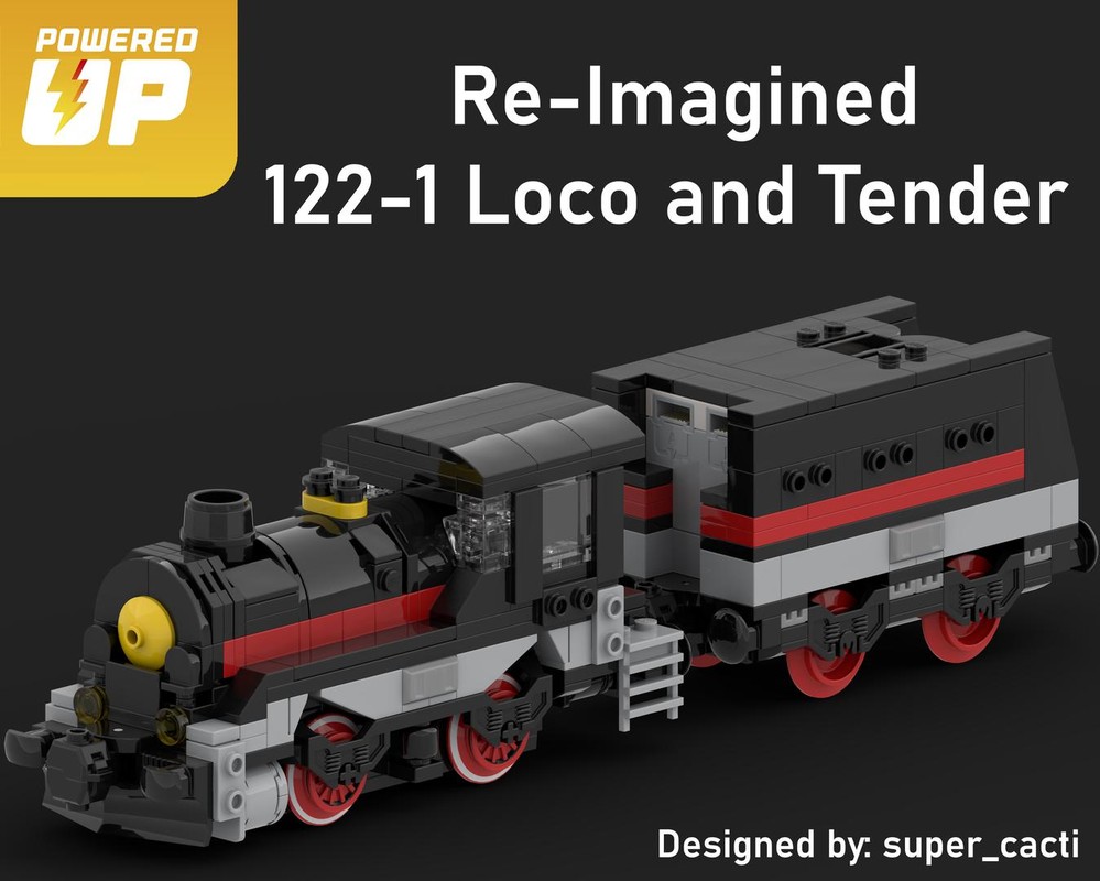 Lego Re-Imagined 122-1 Loco and Tender