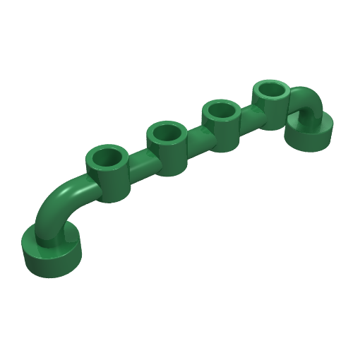 Lego Bar 1 x 6 [Closed Studs] / Green
