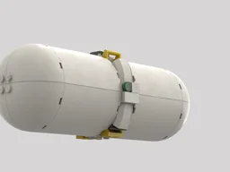 Futuristic Liquid Hydrogen Container