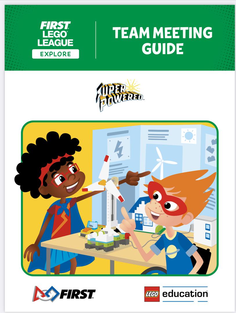 Lego SUPERPOWERED Team Meeting Guide (FLL Explore)