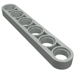 Technic Beam 1 x 6 Thin / Light Gray