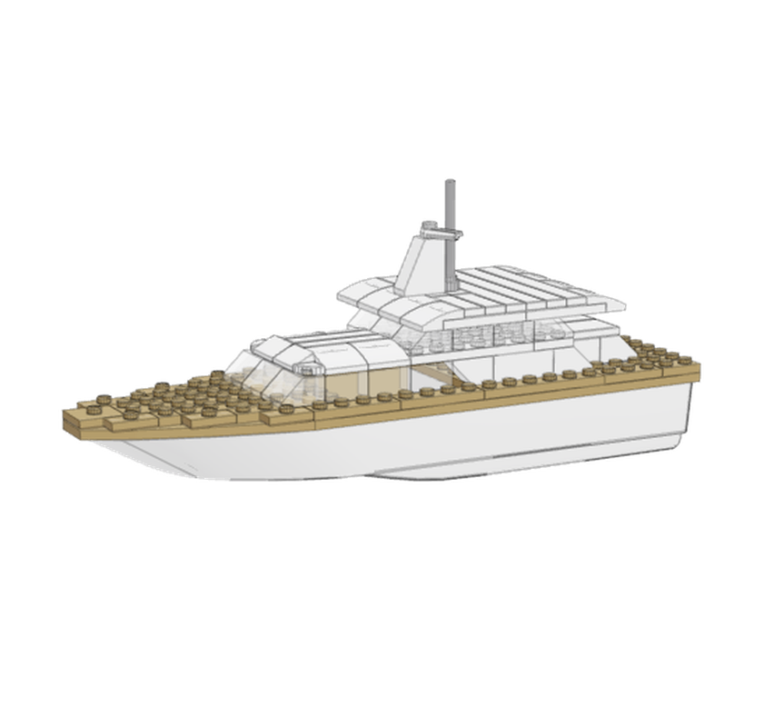 Lego Baglietto Ischia 1:76 scale