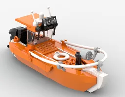 Small search and rescue boat
