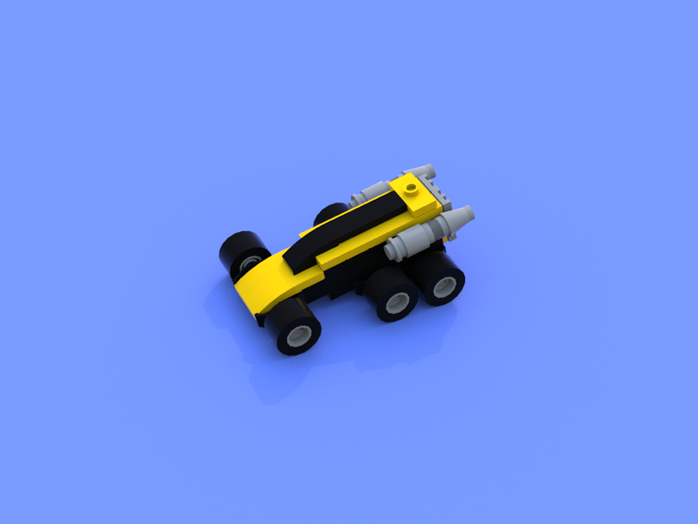 Lego 31060 1 out of 4 Futuristic Vehicles Alternate MOC (Heavy Duty Racer)