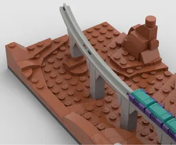 A train on Mars