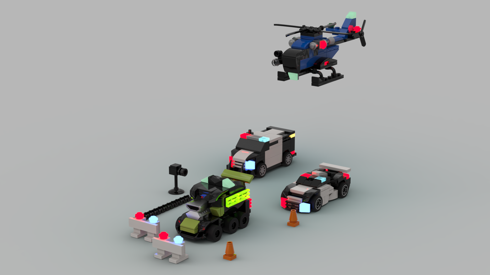 Lego Micro police pursuit