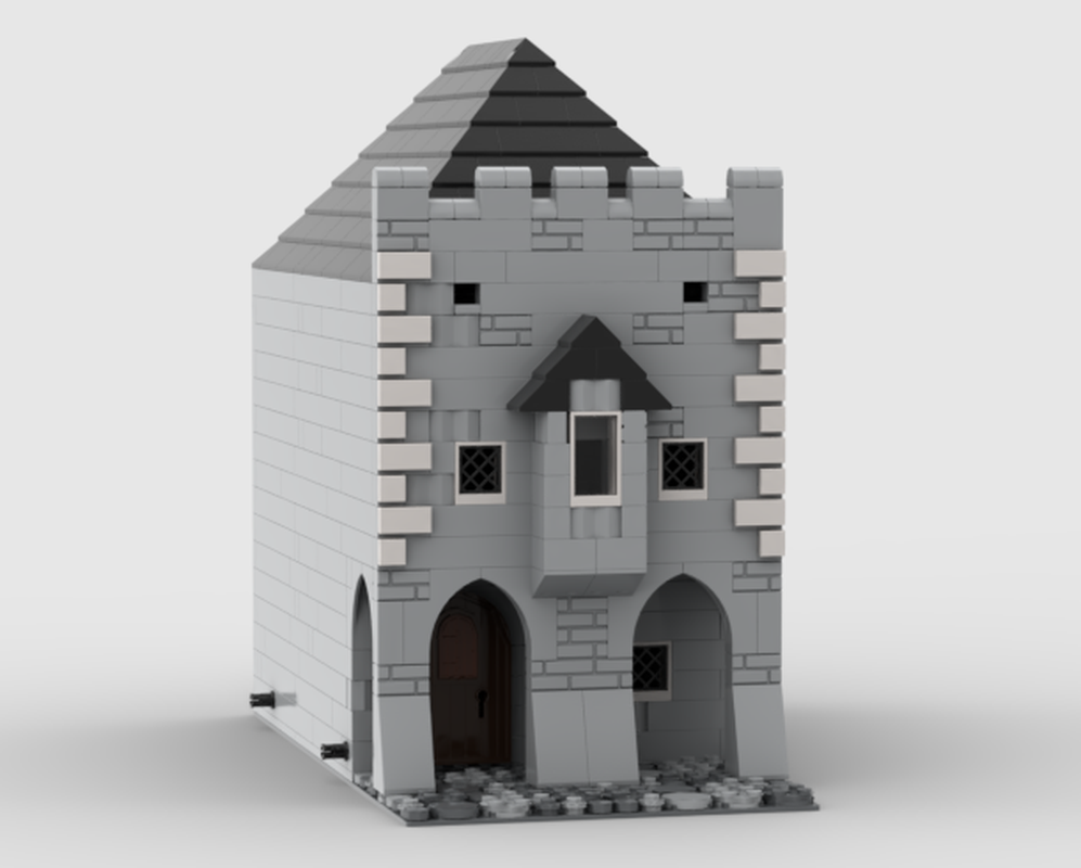 Lego medieval city from kcd2: second residential building (without interior)