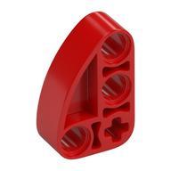 Lego Technic Beam 2 x 3 L-Shape with Quarter Ellipse Thick / Red