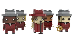 Brickheadz New Donk City Band from Super Mario Odyssey