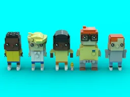 Backyard Sports Series Brickheadz Set 3