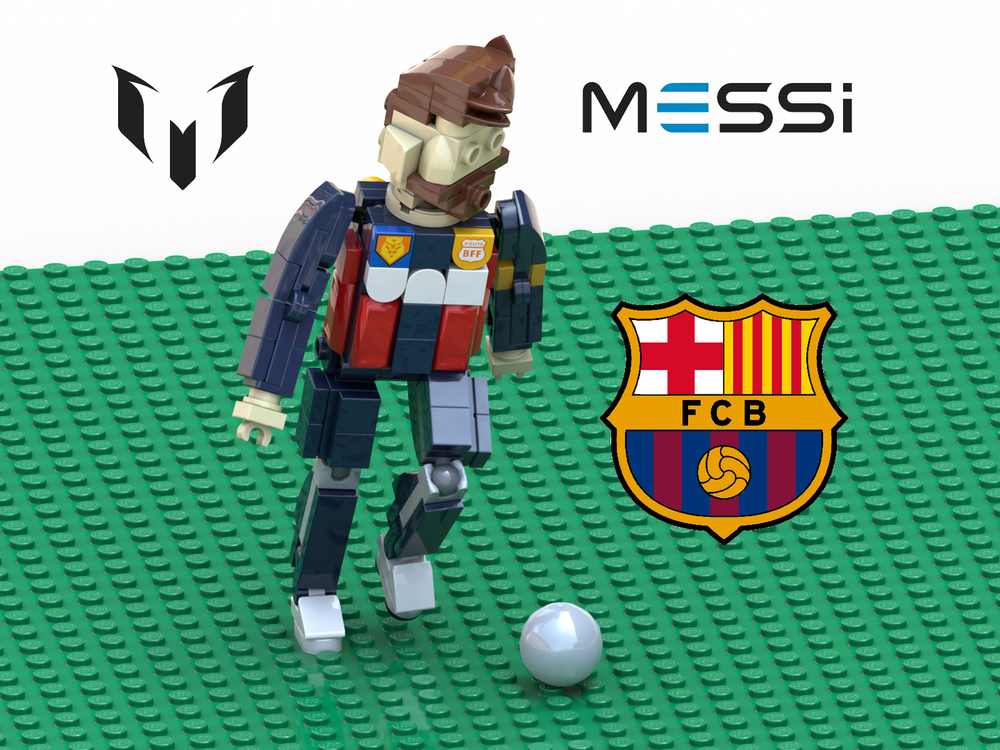 Lego Lionel Messi - Barcelona FC - action figure