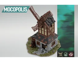 LEGO MOC Medieval Mill