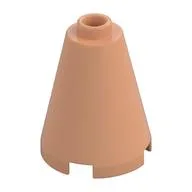 Cone 2 x 2 x 2, Open Stud / Nougat