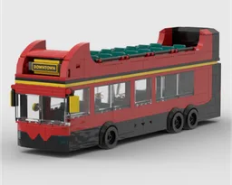 8 stud wide Double-decker bus
