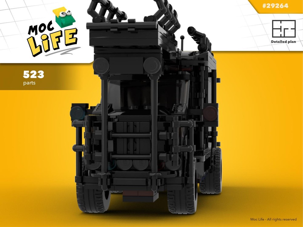Lego Ford F-450 regular cab dually Mobile Adjustable Ramp System (M.A.R.S.)