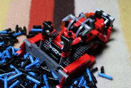 Red bull dozer (Lego technic foundation model)