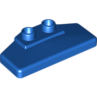 Lego Duplo Rear Spoiler 2 x 4 x 1 / 2 [Plain] / Blue