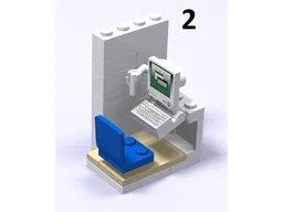 Modular living container -> work place