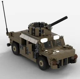 MV-4 – High Mobility Multipurpose Wheeled Vehicle (HMMWV) – Custom LEGO® MOC