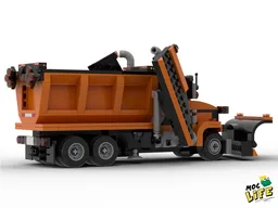 Canadian spreader plow