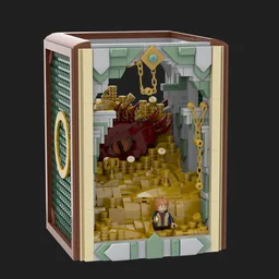 Book Nook - Smaug