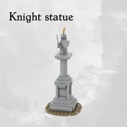 Knight statue