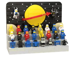 Classic Space Minifig Display Stand.